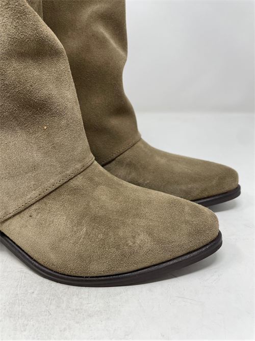 Ankle Boots mit umgeschlagenem Schaft IL LACCIO | 680CAMOSCIOSTEPPA